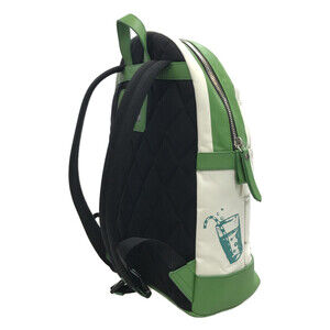 Burberry Green backpack unique inspired print graphic